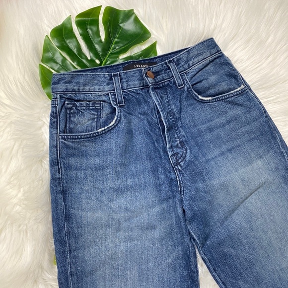 J Brand Wynne High Rise Crop Straight Jeans in Ambition, Size 25 - Picture 5 of 10